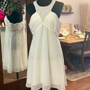 🛍️BCBGeneration White Halter Mini Dress